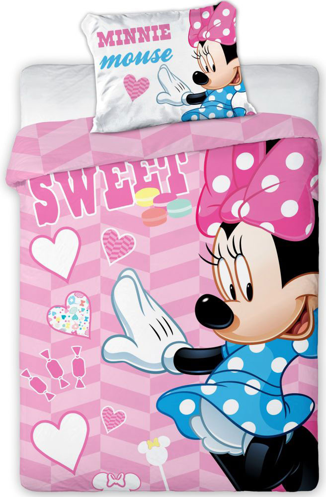 Disney Minnie Sweet children's voodipesukomplekt 100x135cm, 40x60 cm – tootepilt