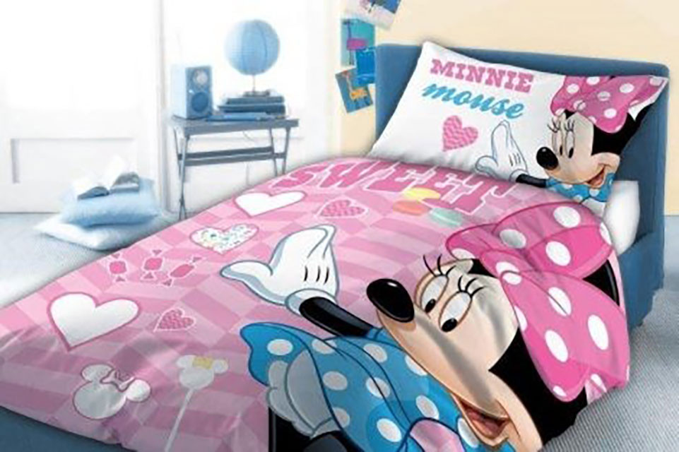 Disney Minnie Sweet children's voodipesukomplekt 100x135cm, 40x60 cm – detailvaade 2