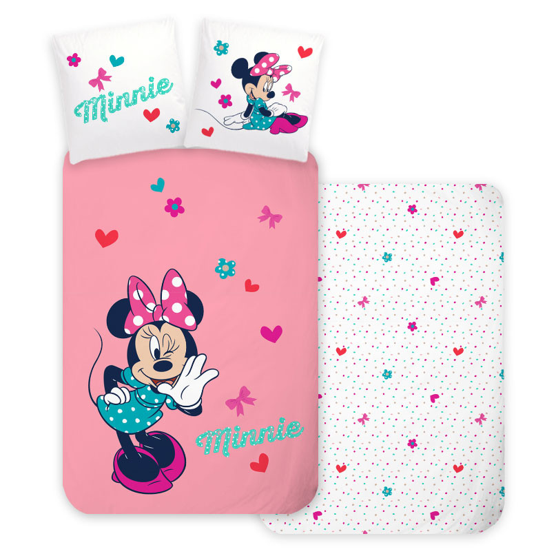 Disney Minnie Whisper voodipesukomplekt 140x200cm, 70x90 cm – tootepilt