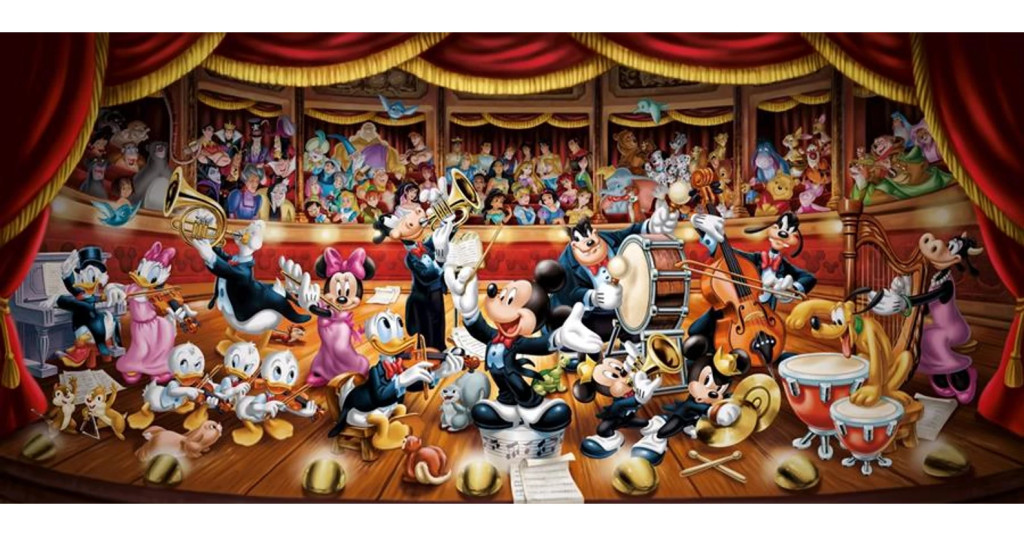 Disney Orchestra 13200-osaline Clementoni pusle – detailvaade 2