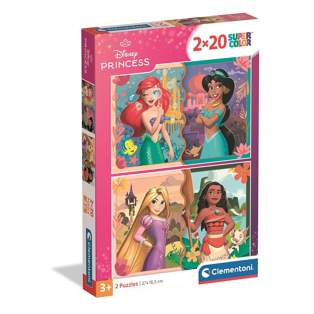 Disney Princess 2×20-osaline pusle Clementoni – tootepilt