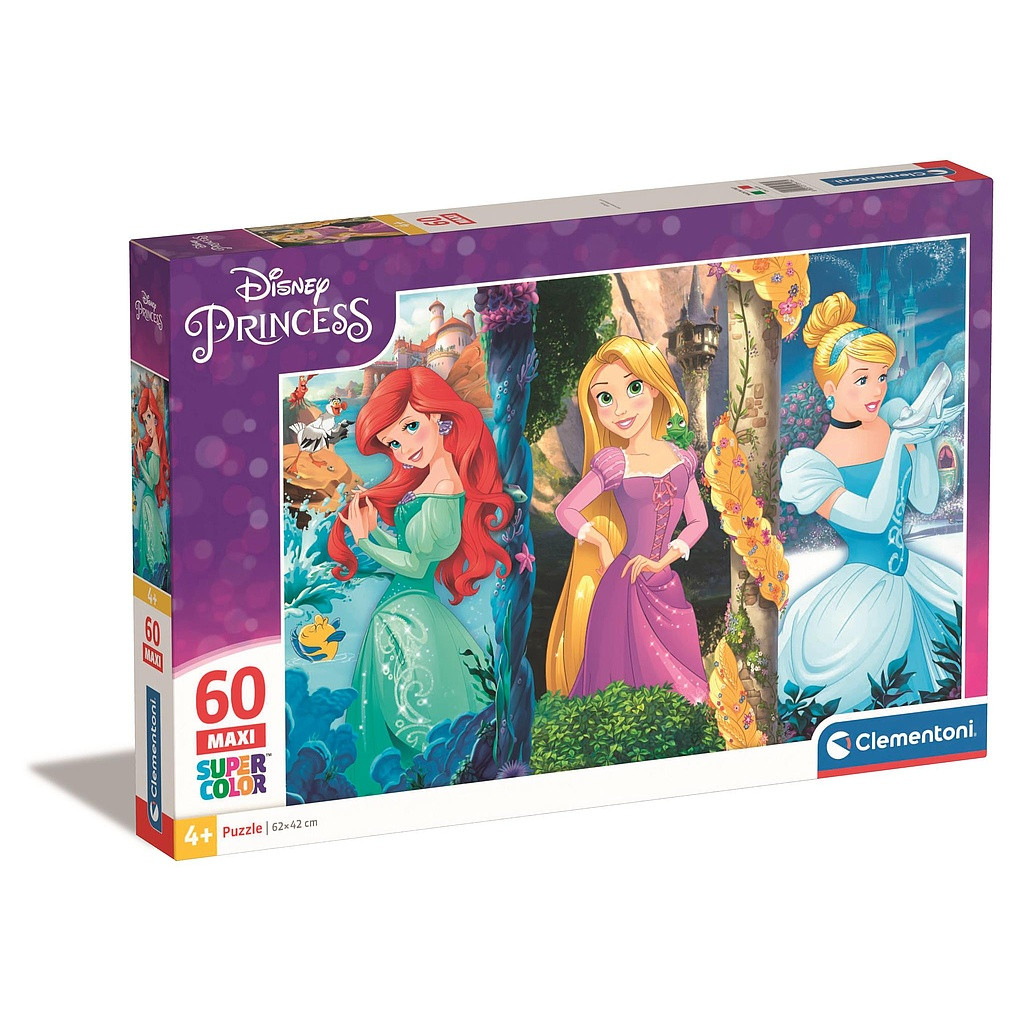 Disney Princess 60-osaline maxi pusle Clementoni – tootepilt