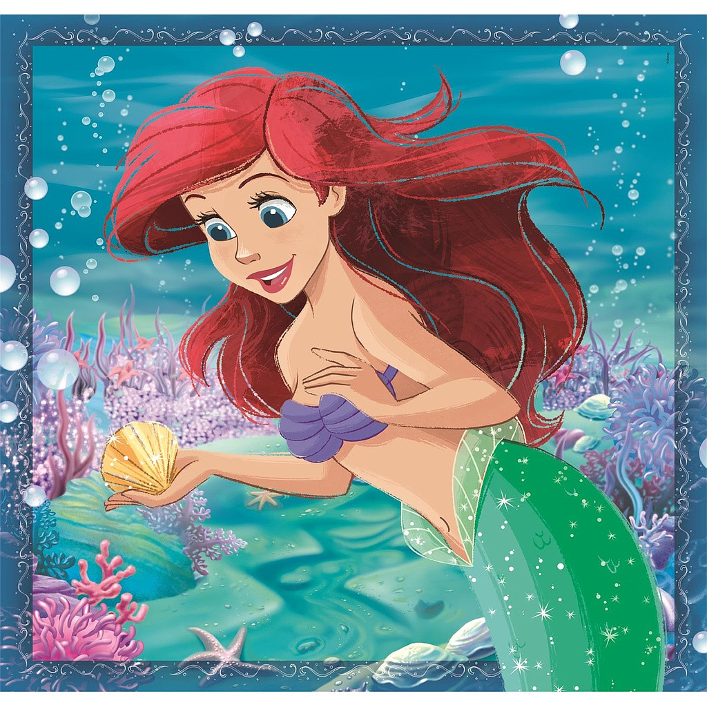 Disney Princess Ariel 3×48-osaline pusle Clementoni – detailvaade 2