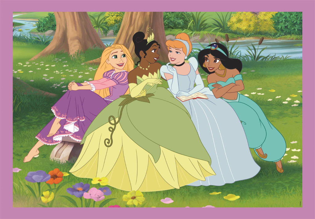 Disney Princess Colloquy 4-in-1 puslekomplekt Clementoni – detailvaade 2