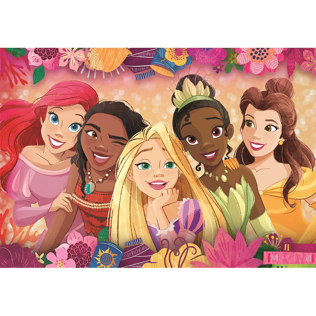 Disney Princess Flower Frame 24-osaline maxi pusle Clementoni – detailvaade 2