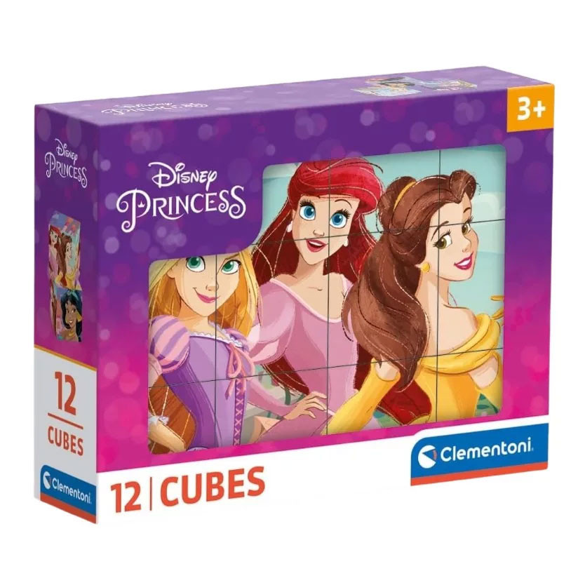 Disney Princess Happy Space fairy tale cube 12-osaline Clementoni – tootepilt
