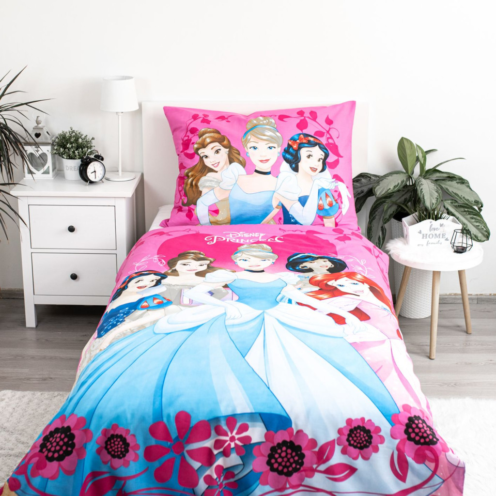 Disney Princess Heart voodipesukomplekt 140x200cm, 70x90 cm – detailvaade 2