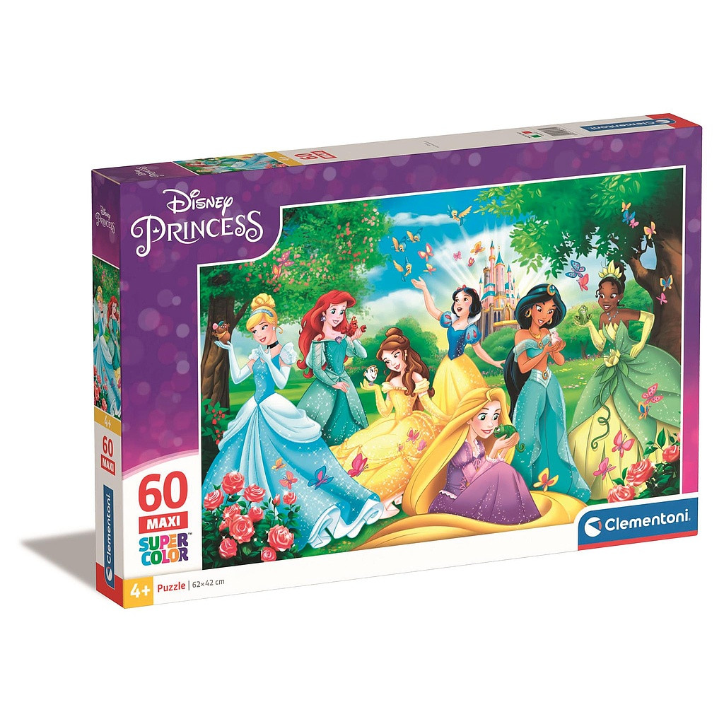 Disney Princess Magical Companions 60-osaline maxi pusle Clementoni – tootepilt