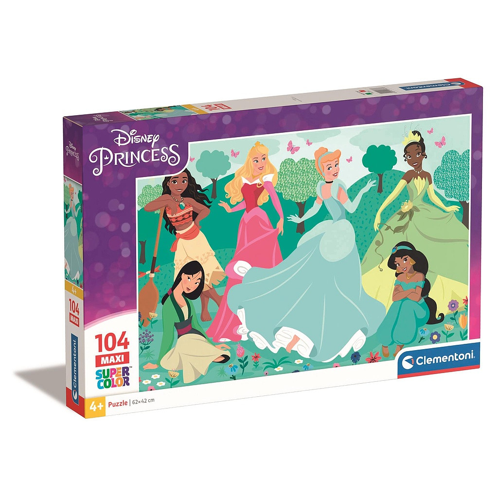 Disney Princess Outside 104-osaline Maxi pusle Clementoni – tootepilt