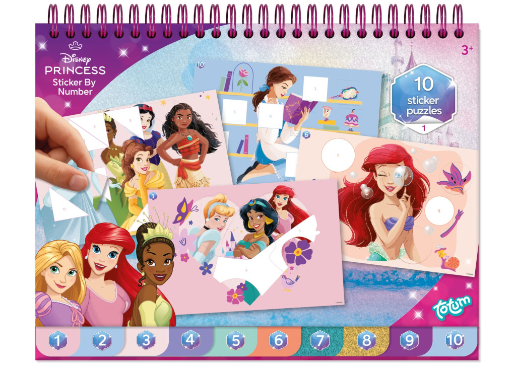 Disney Princess Sprinkle Party Story pusle sticker and värvimiskomplekt – tootepilt