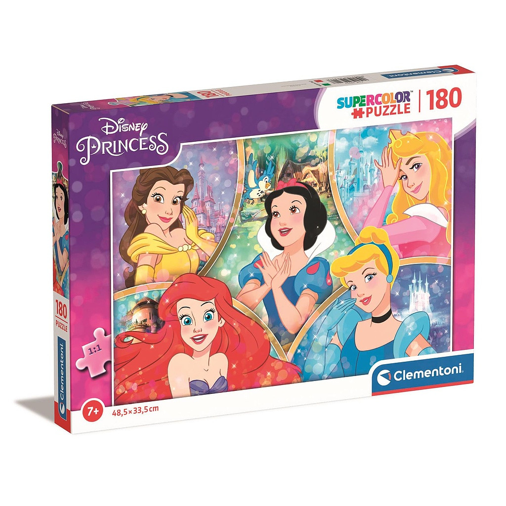 Disney Princess Their Own Kingdoms 180-osaline Clementoni pusle – tootepilt