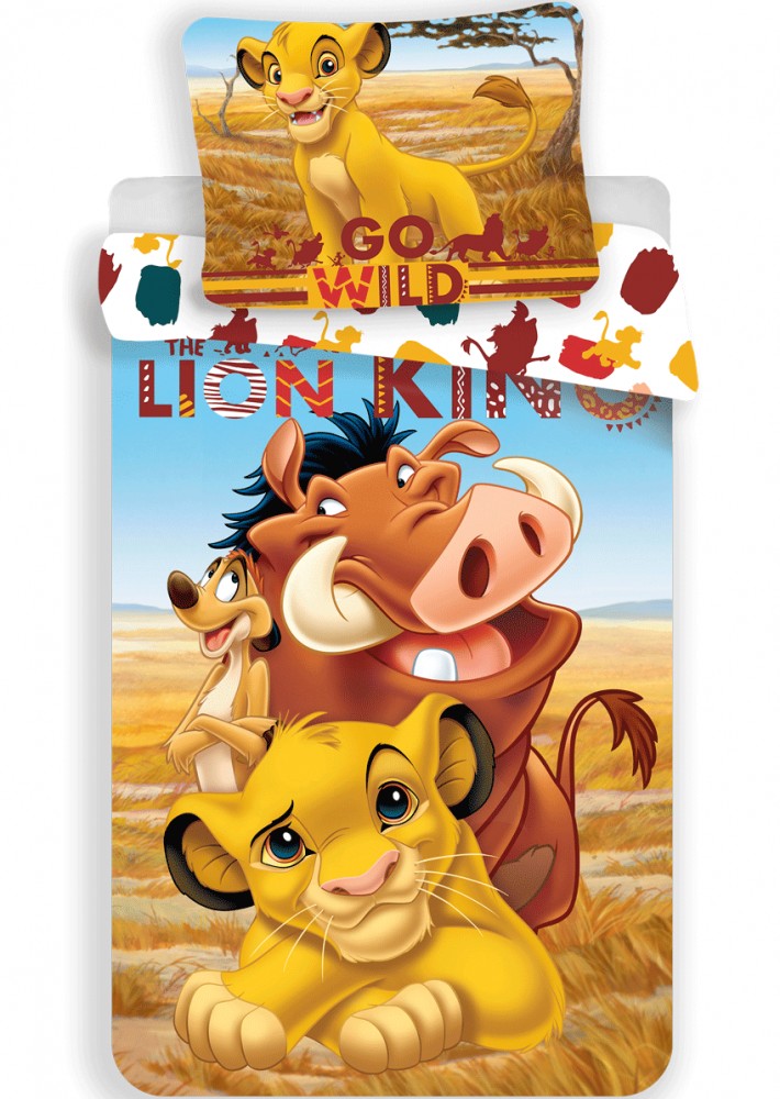 Disney The Lion King Pride Lands Trio childrens' voodipesukomplekt 100x135cm, 40x60 cm – tootepilt