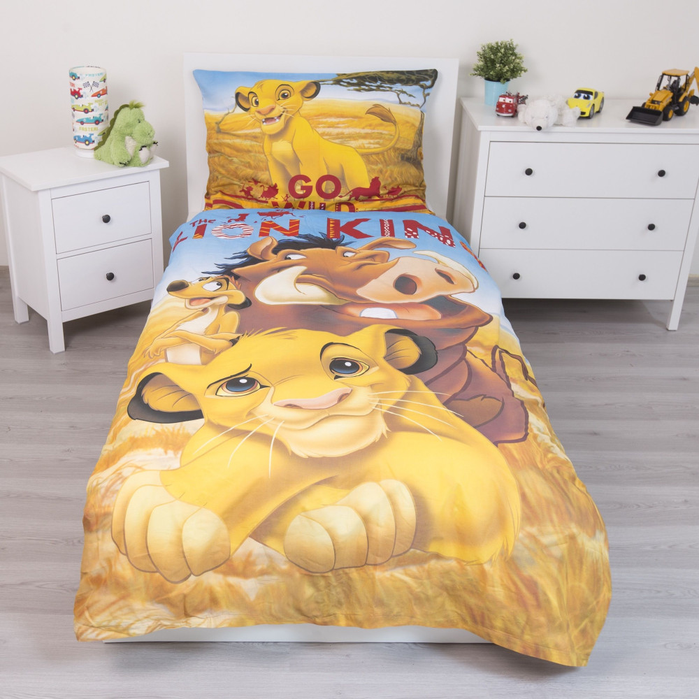 Disney The Lion King Pride Lands Trio voodipesukomplekt 140x200cm, 70x90 cm – detailvaade 2