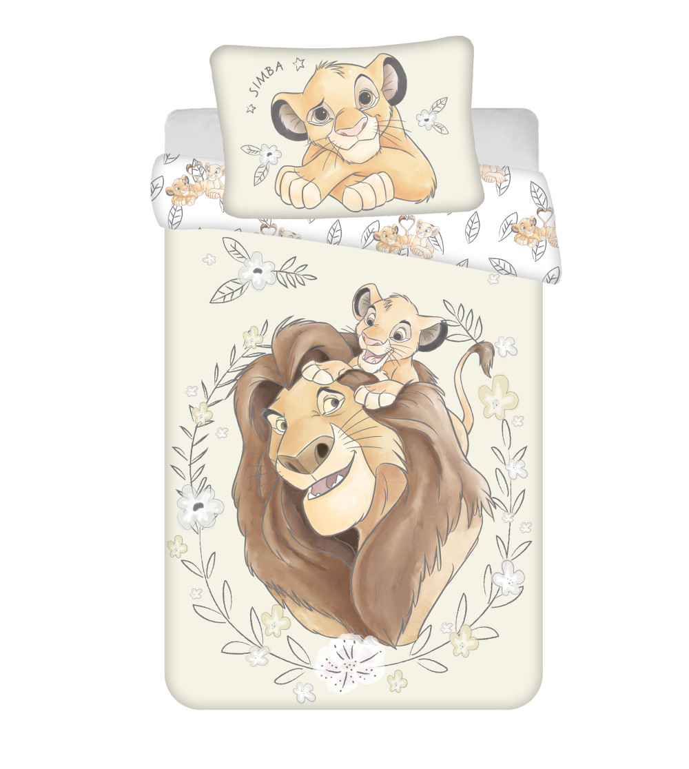Disney The Lion King Simba children's voodipesukomplekt 100x135 cm, 40x60 cm – tootepilt