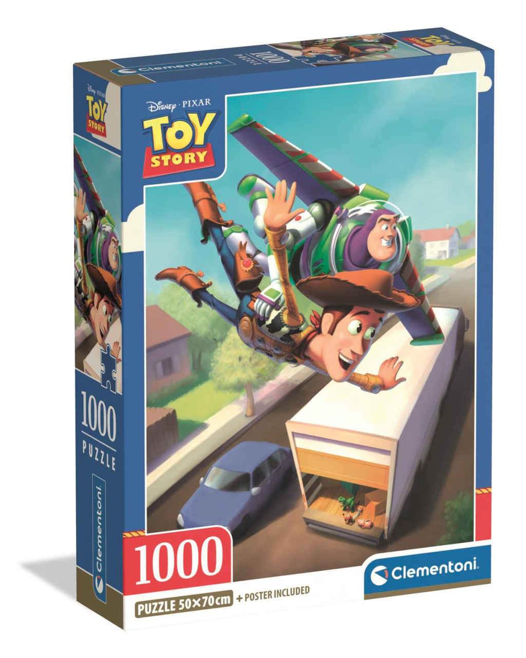Disney Toy Story Flying High High Flying 1000-osaline pusle Clementoni – tootepilt