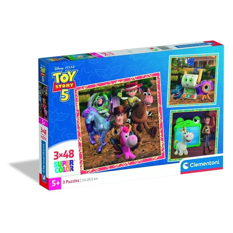Disney Toy Story Movie 5 3×48-osaline Clementoni pusle – tootepilt