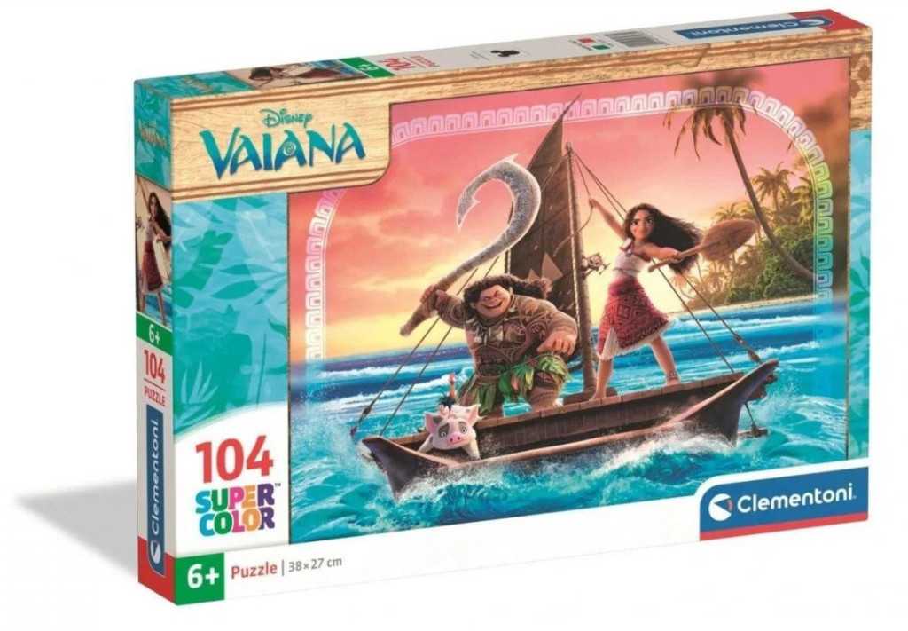 Disney Vaiana Adventure 104-osaline Clementoni pusle – tootepilt