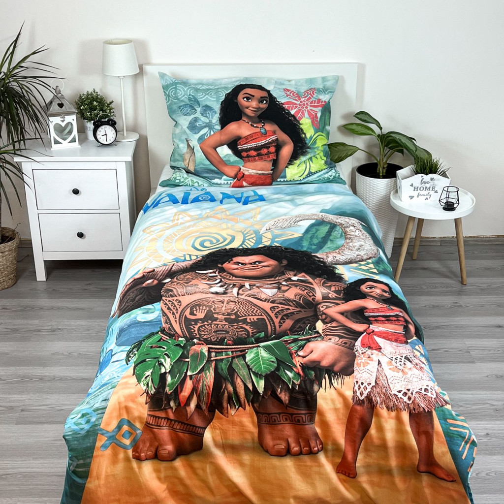 Disney Vaiana Adventure voodipesukomplekt 140x200cm, 70x90 cm – detailvaade 2