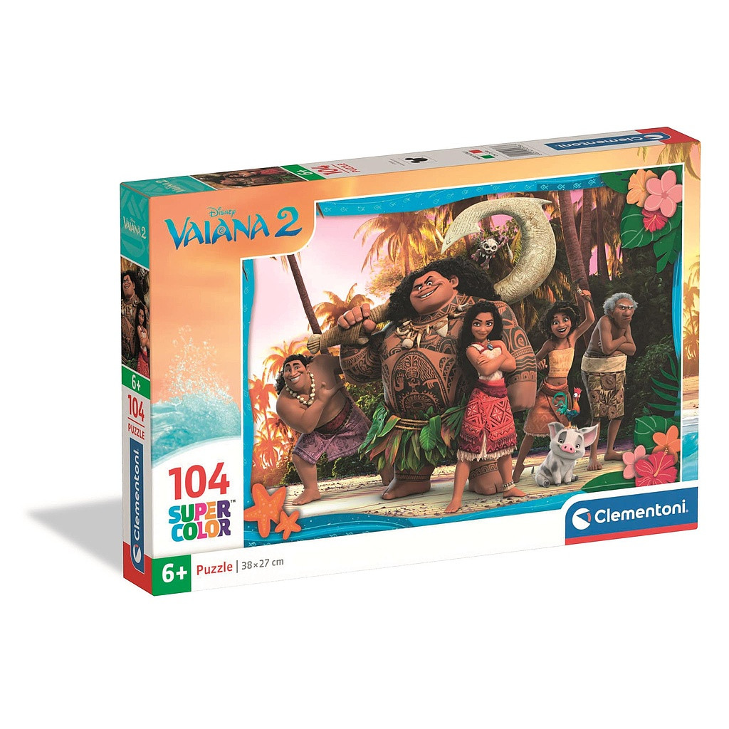 Disney Vaiana New Story Begins 104-osaline Clementoni pusle – tootepilt