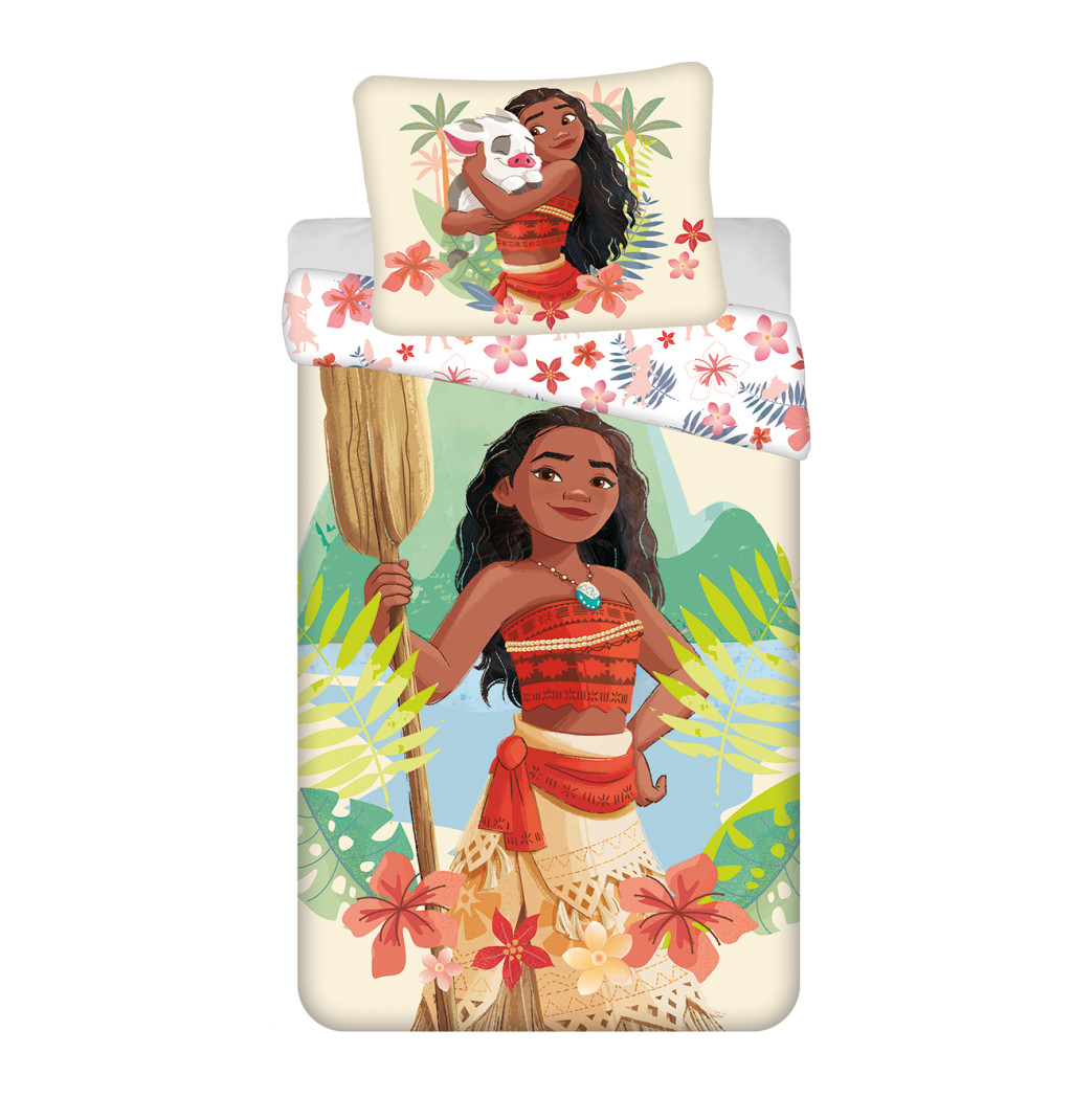 Disney Vaiana Tropocool Tropicool voodipesukomplekt 140×200cm, 70×90 cm – tootepilt