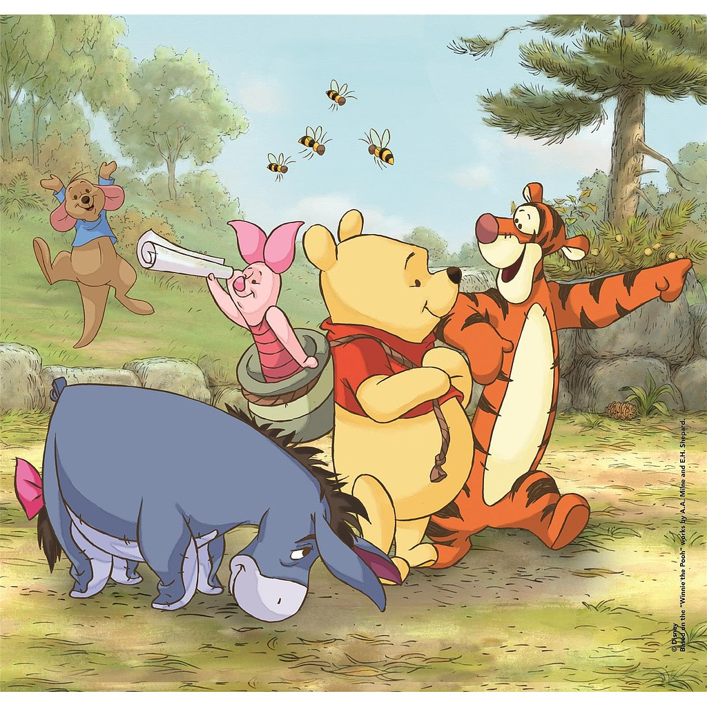 Disney Winnie the Pooh 3×48-osaline pusle Clementoni – detailvaade 2