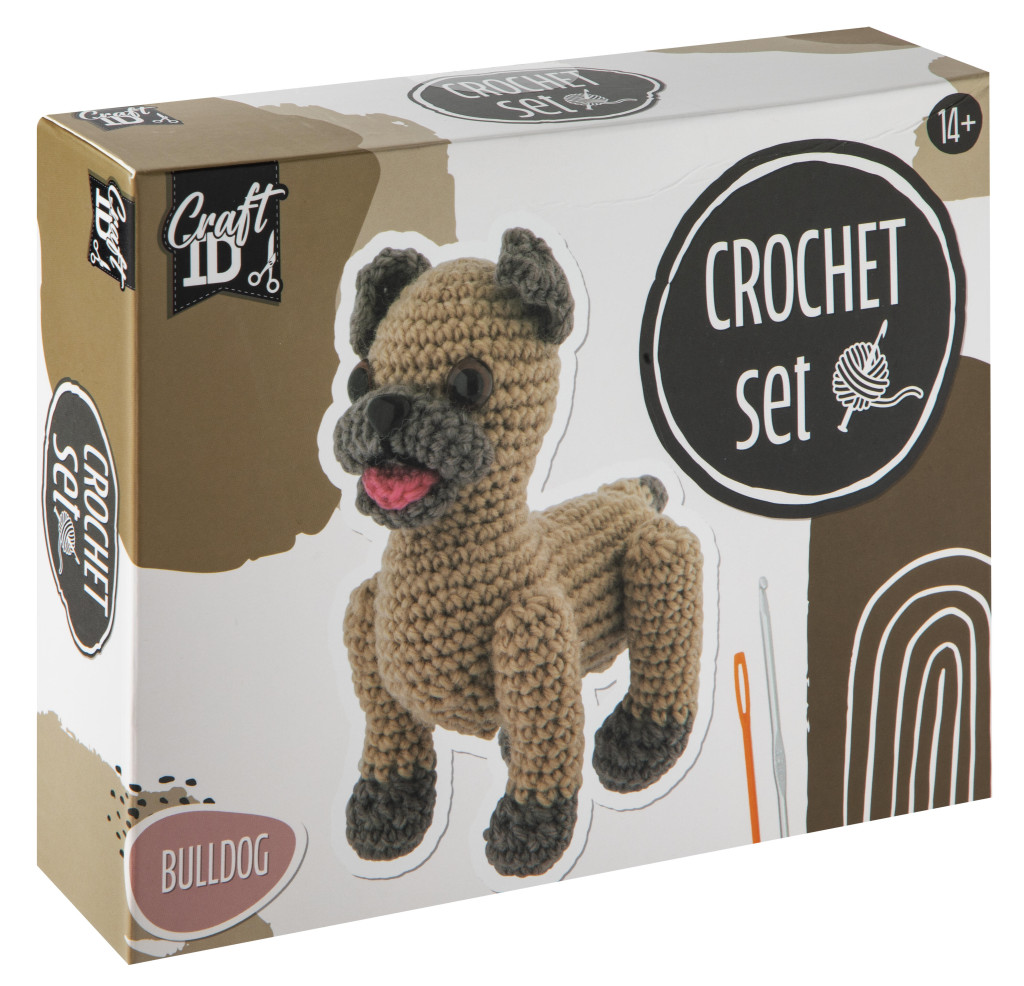 Dog Craft Bulldog creative crochet kit – tootepilt