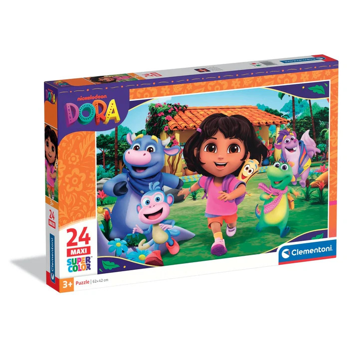 Dora the Explorer Adventure 24-osaline maxi pusle Clementoni – tootepilt