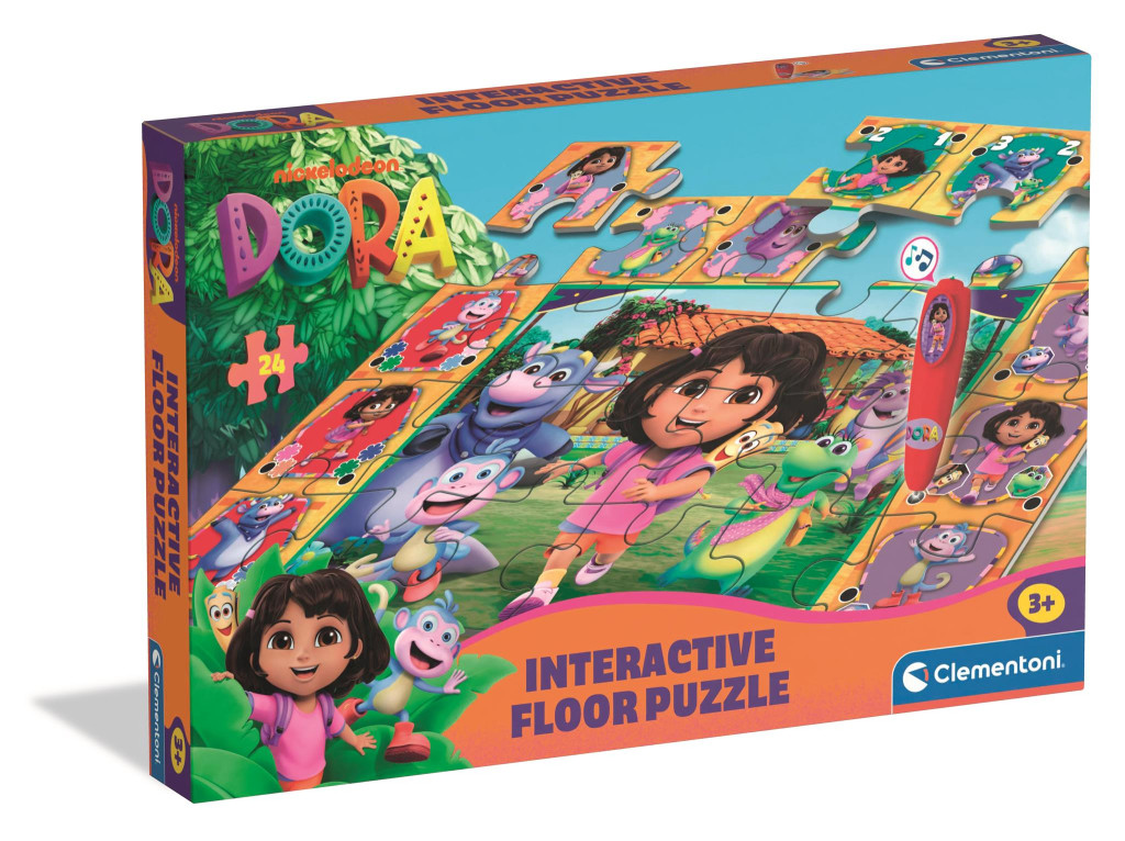 Dora the Explorer Adventure interactive 24-osaline pusle Clementoni – tootepilt