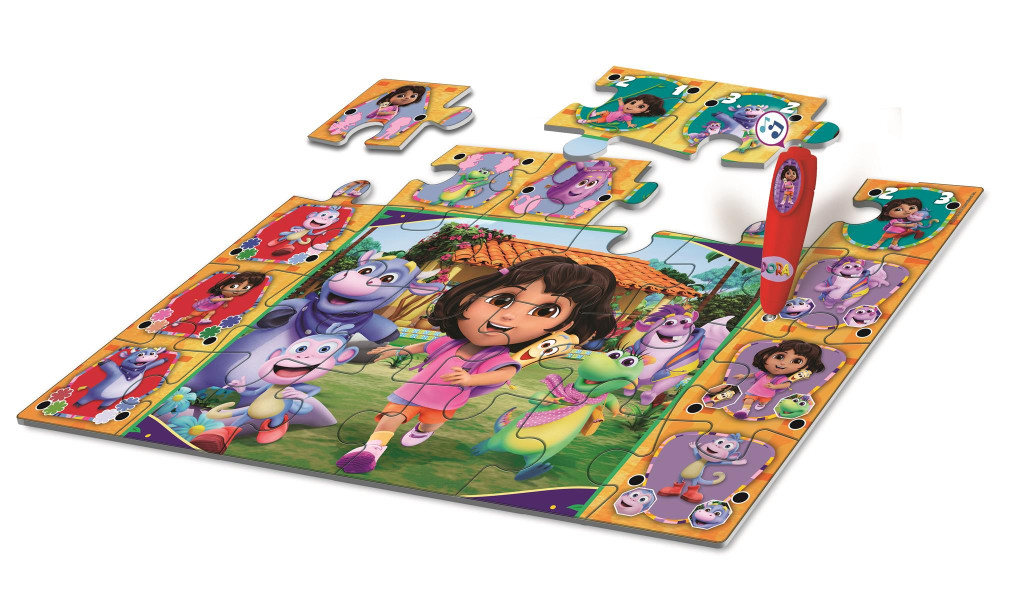 Dora the Explorer Adventure interactive 24-osaline pusle Clementoni – detailvaade 2