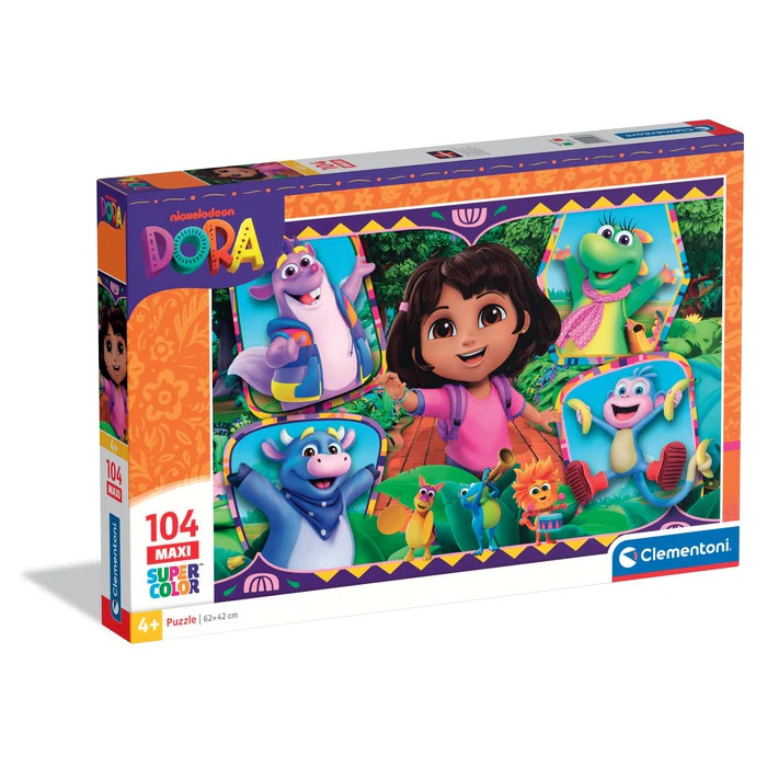 Dora the Explorer Journey 104-osaline maxi pusle Clementoni – tootepilt
