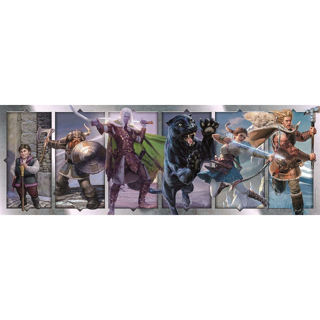 Dungeons & Dragons 1000-osaline panoramic Compact pusle Clementoni – detailvaade 2