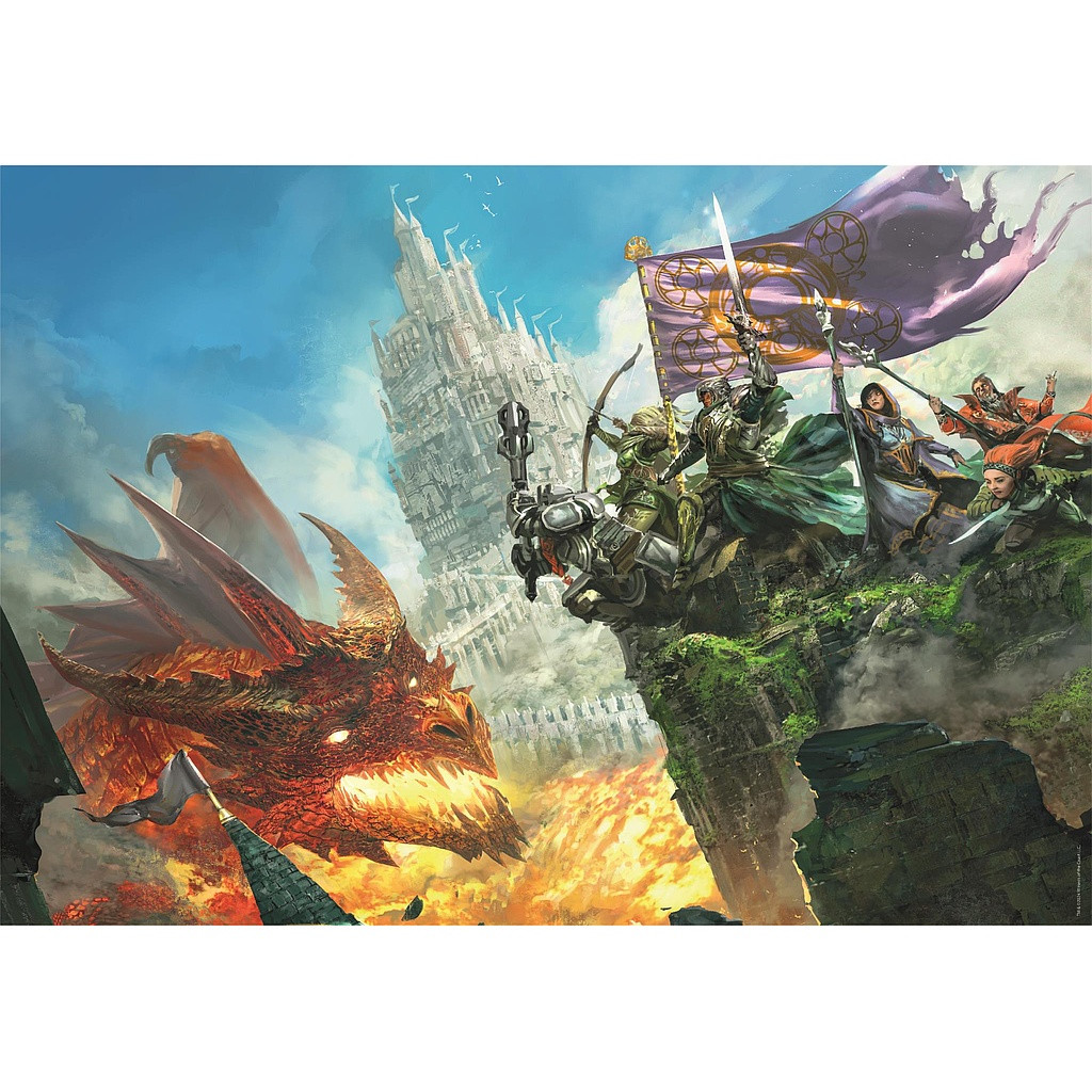 Dungeons & Dragons 500-osaline pusle Clementoni – detailvaade 2