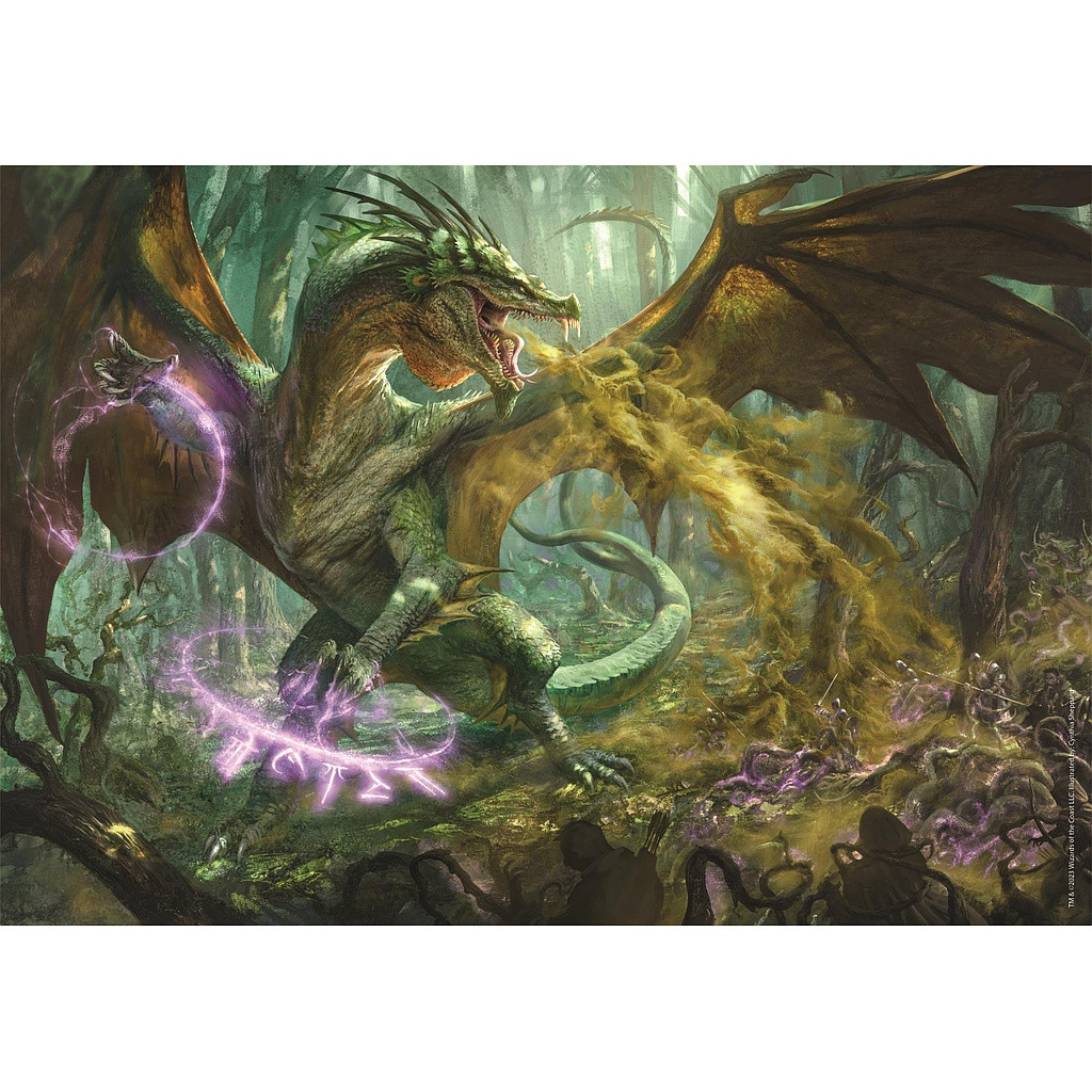 Dungeons & Dragons Poison 1000-osaline Compact pusle Clementoni – detailvaade 2