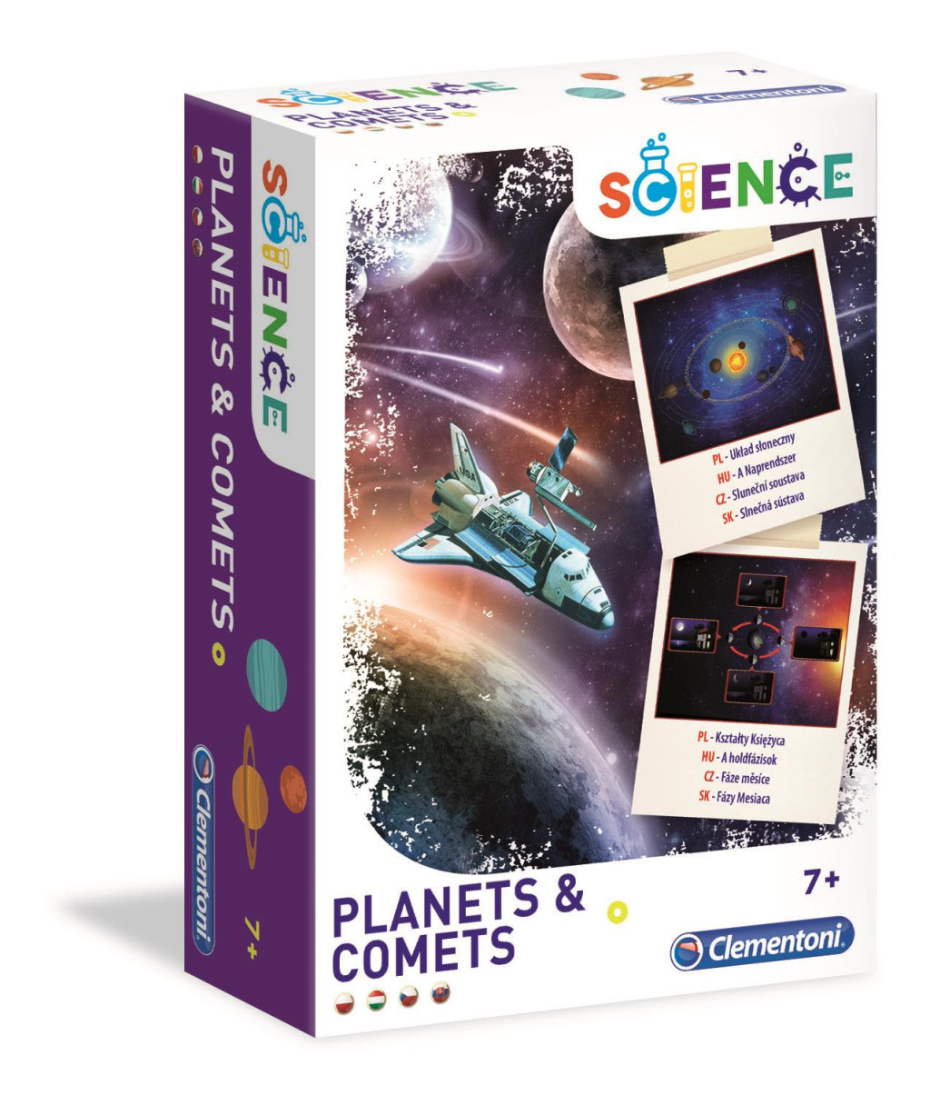 Experiment Planets and Comets teaduskomplekt Clementoni – tootepilt