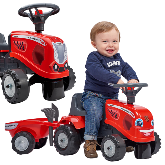 falk beebi mac cormick – FALK beebi Mac Cormick punane traktor haagisega + tarvikud 1 aasta