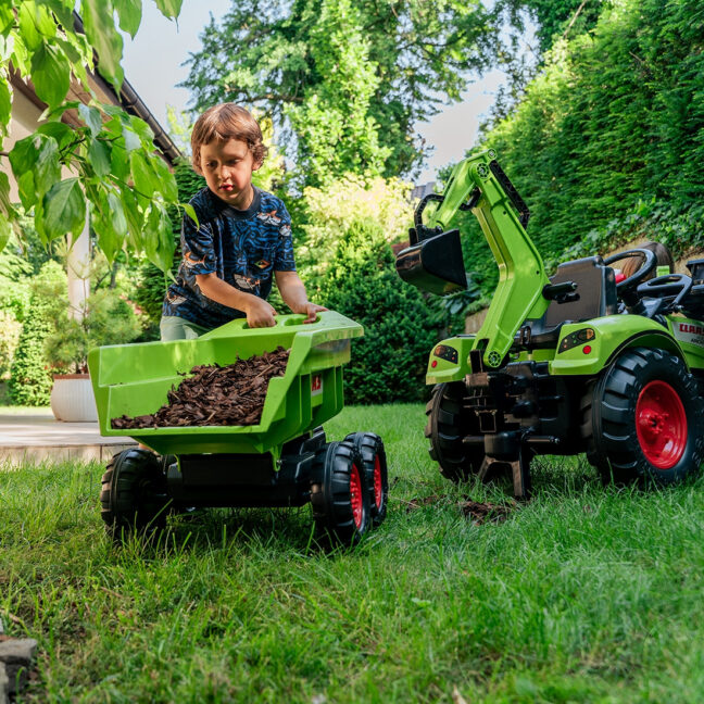 falk claas axos pedaalidega – detailvaade