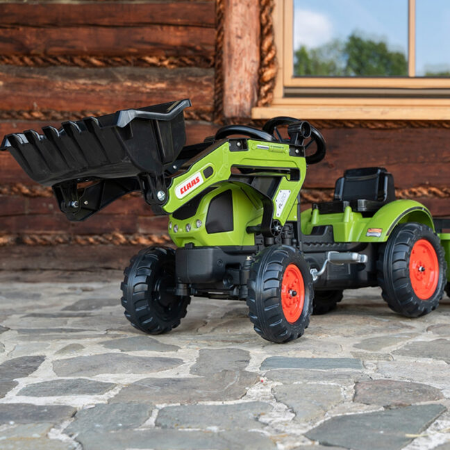 falk claas pedaalidega traktor – detailvaade