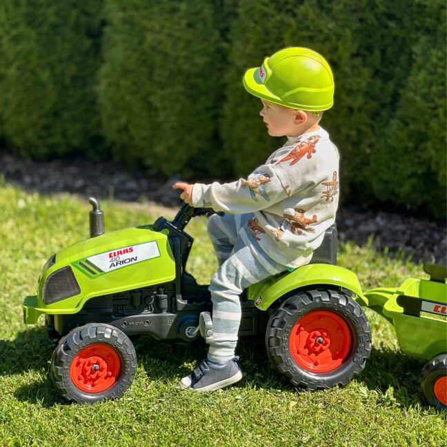falk claas roheline pedaalidega – detailvaade