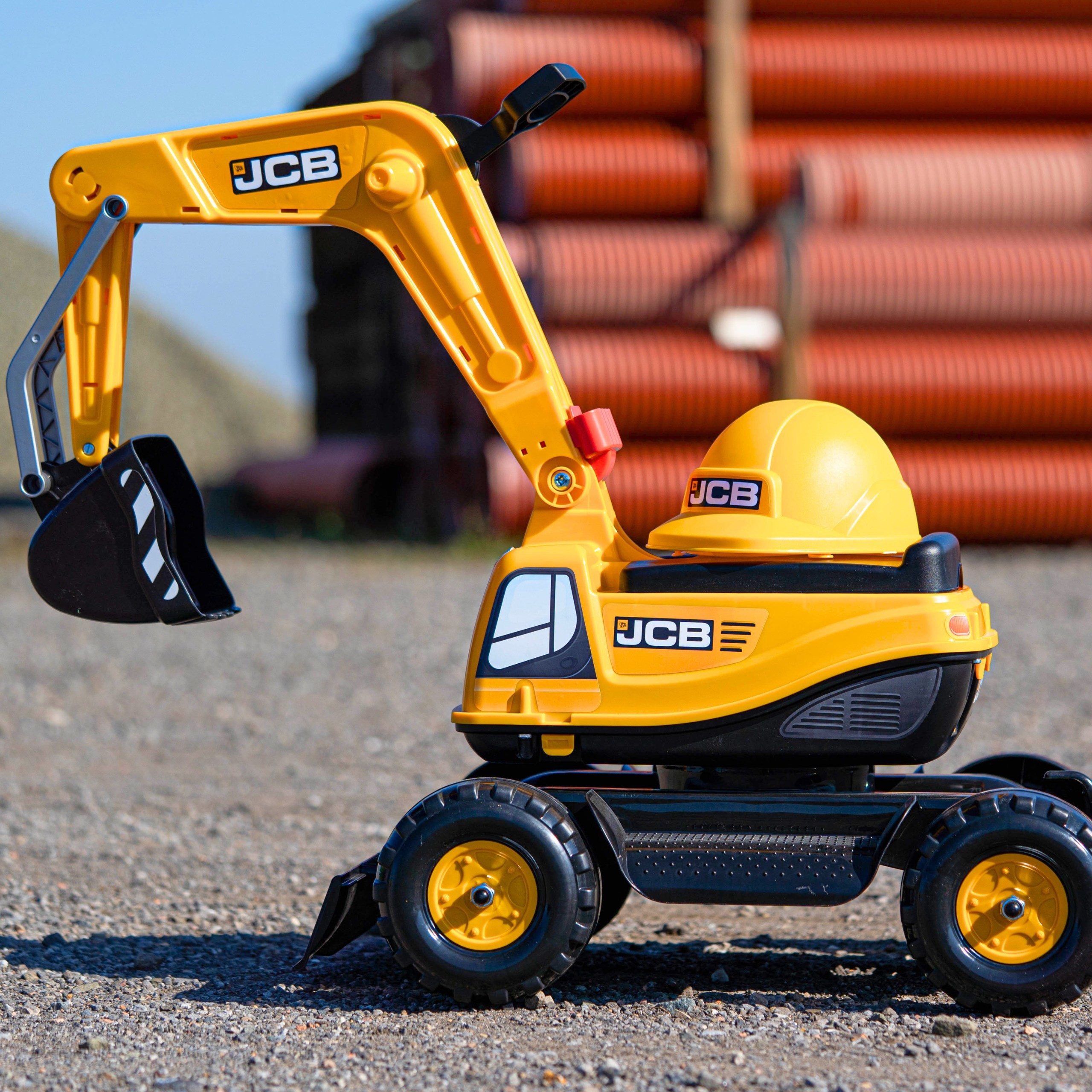 falk jcb digger ekskavaator – detailvaade