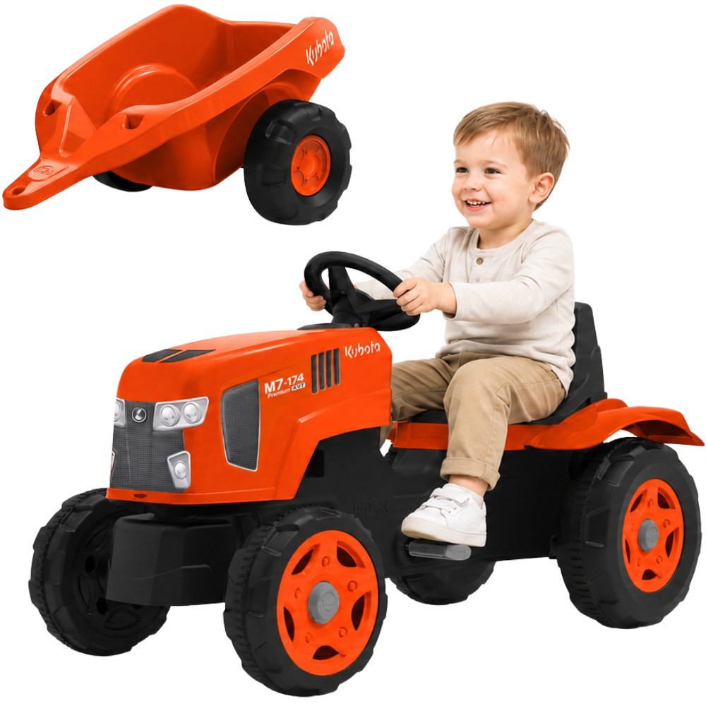 falk kubota pedaalidega traktor – FALK Kubota pedaalidega traktor haagisega ja Opening Hood 2-6 aastat
