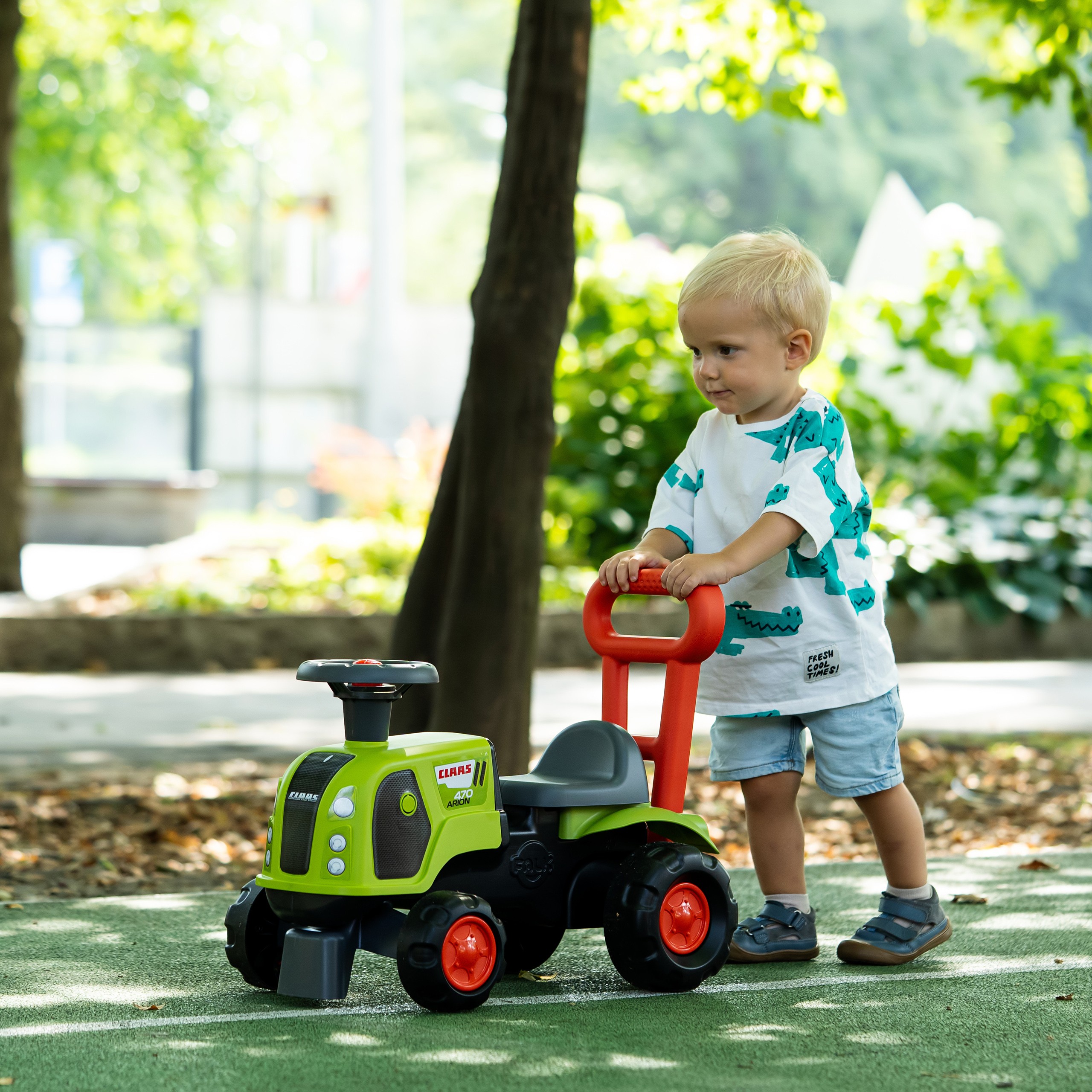 falk sõidetav traktor lükatav – detailvaade