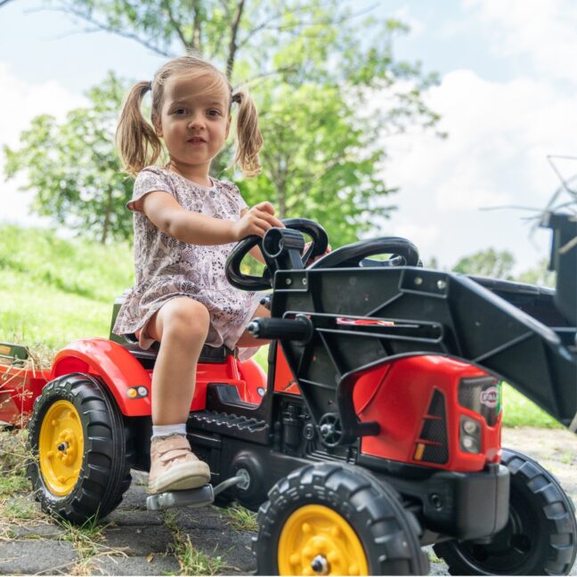 falk supercharger traktor punane – detailvaade