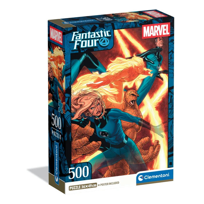 Fantastic Four Flame 500-osaline Compact pusle Clementoni – tootepilt