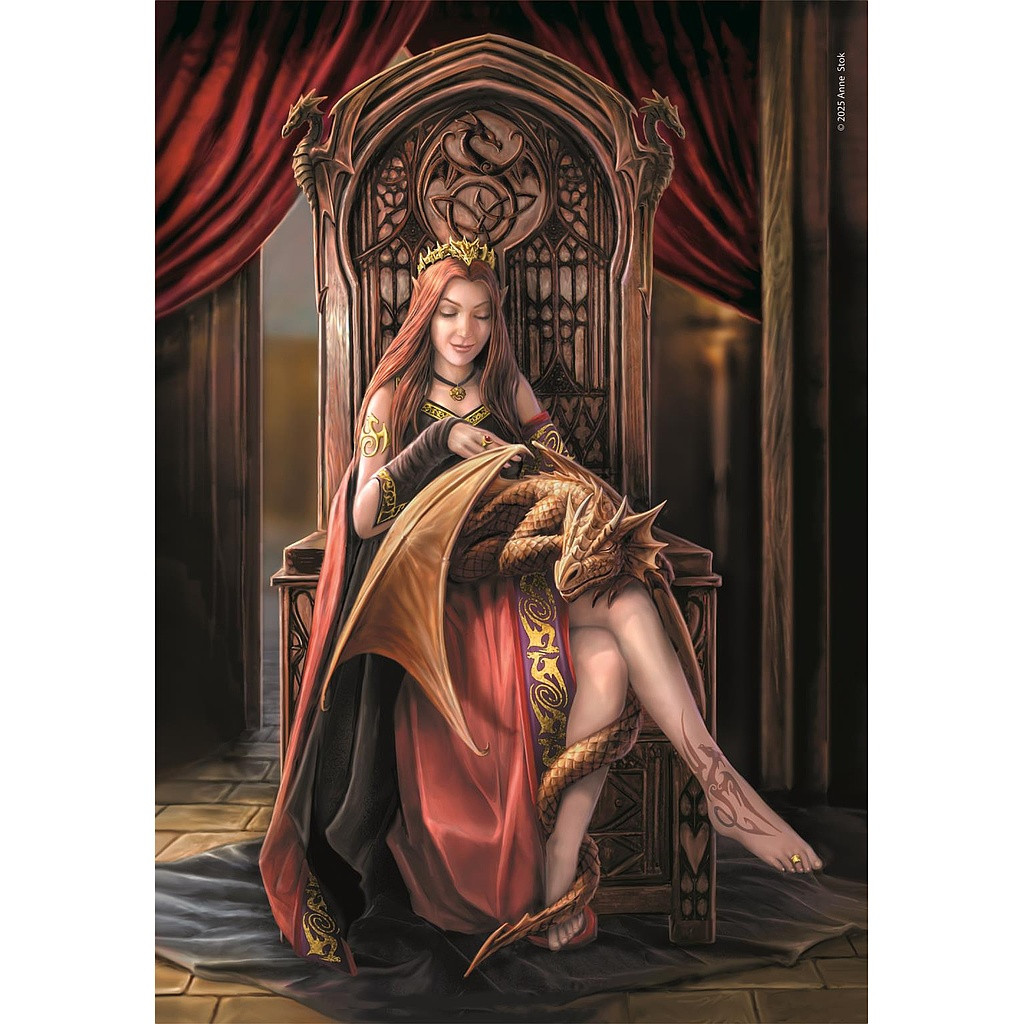Fantasy Friends Forever Anne Stokes 1000-osaline Compact pusle Clementoni – detailvaade 2