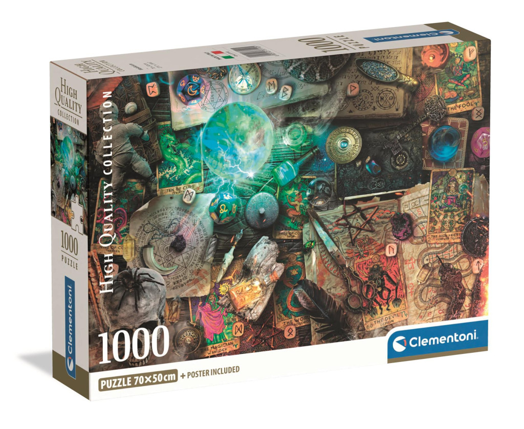 Fantasy Maleficium Mystical 1000-osaline Compact pusle Clementoni – tootepilt