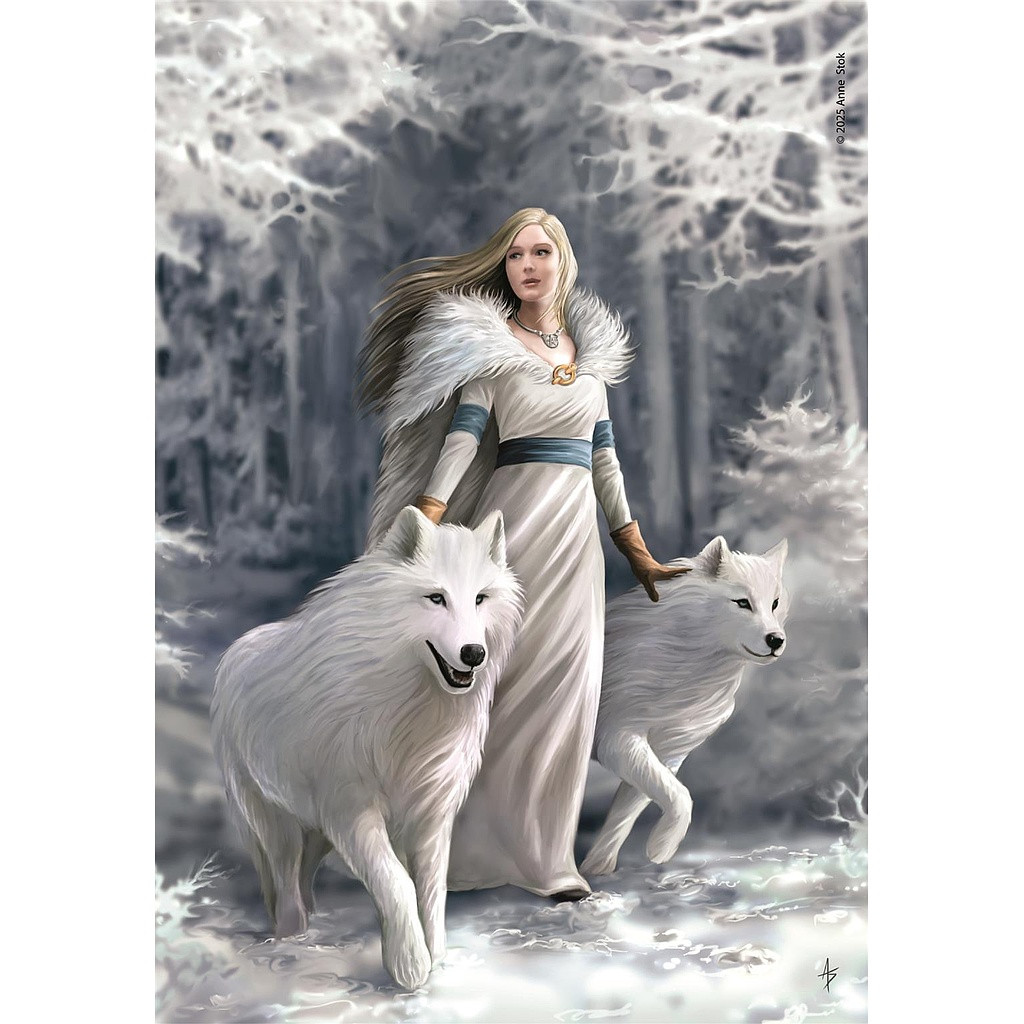 Fantasy Winter Guardians Anne Stokes 1000-osaline Compact pusle Clementoni – detailvaade 2