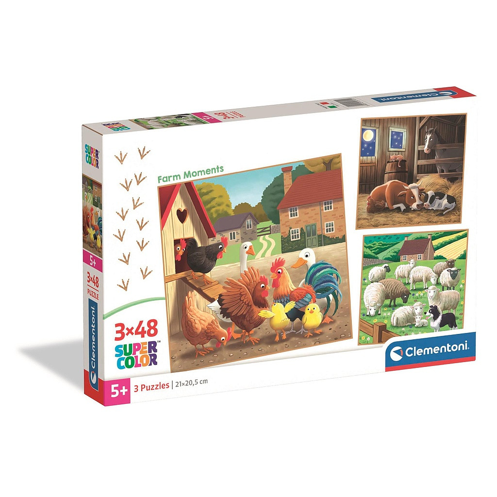 Farm Moments 3×48-osaline pusle Clementoni – tootepilt