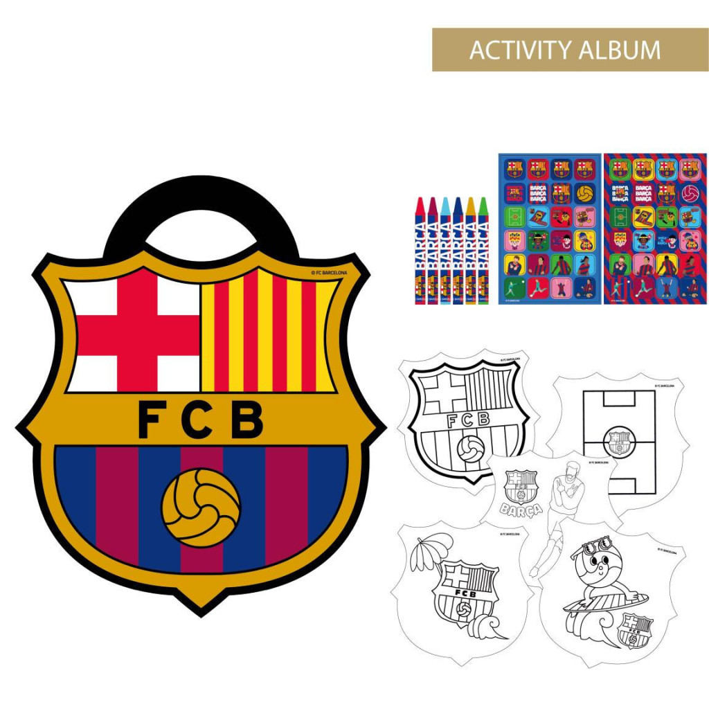 FC Barcelona Crest värvimis- ja tegevuskomplekt – tootepilt