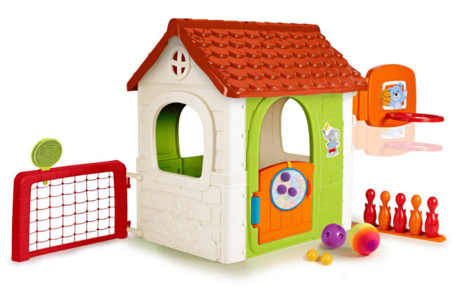 feber tegevus maja 6-ühes – FEBER tegevus maja 6-ühes multifunktsionaalne Playhouse koos mängud Included