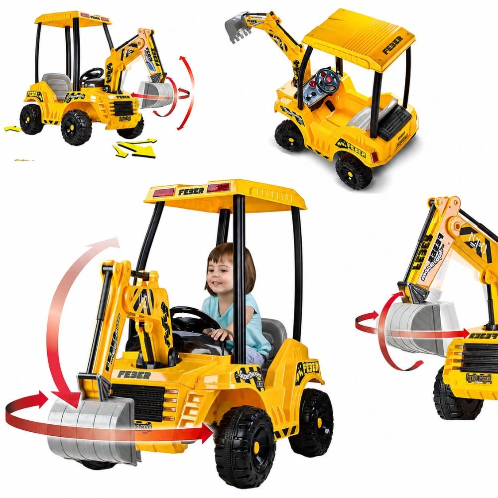 feber elektriline ekskavaator super – FEBER elektriline ekskavaator Super Digger Improved LT Battery 12V alates 3. eluaastast